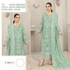 S 894 Organza Embroidery Pakistani Suits Catalog
